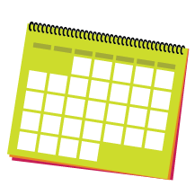 GRAPHIC: Calendar, green